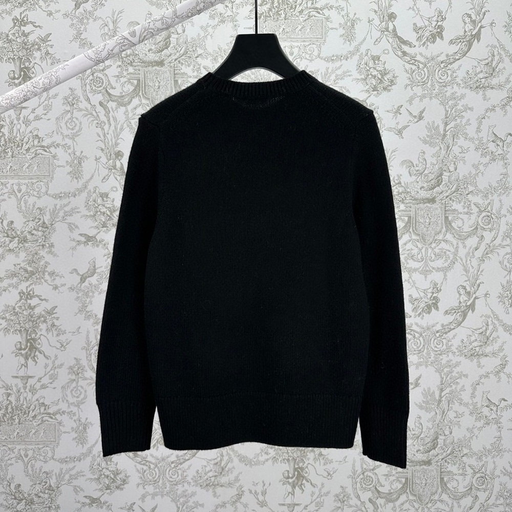 Burberry Black Knit with White Graphic - Picture 2 of 9
